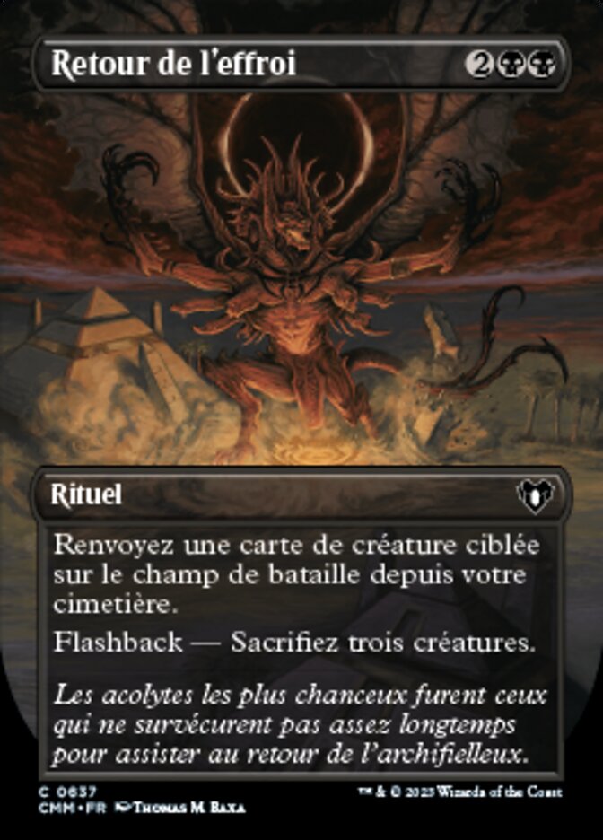 Retour de l'effroi