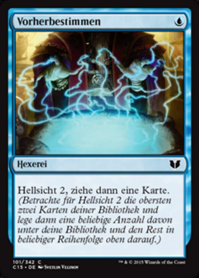 Vorherbestimmen