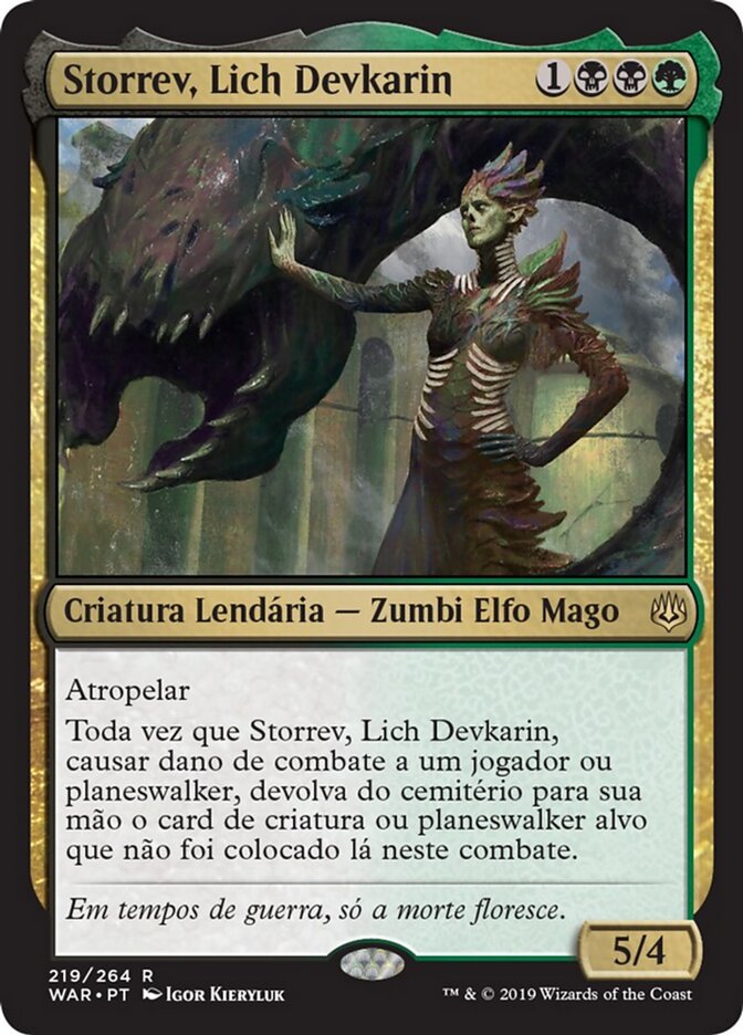 Storrev, Lich Devkarin