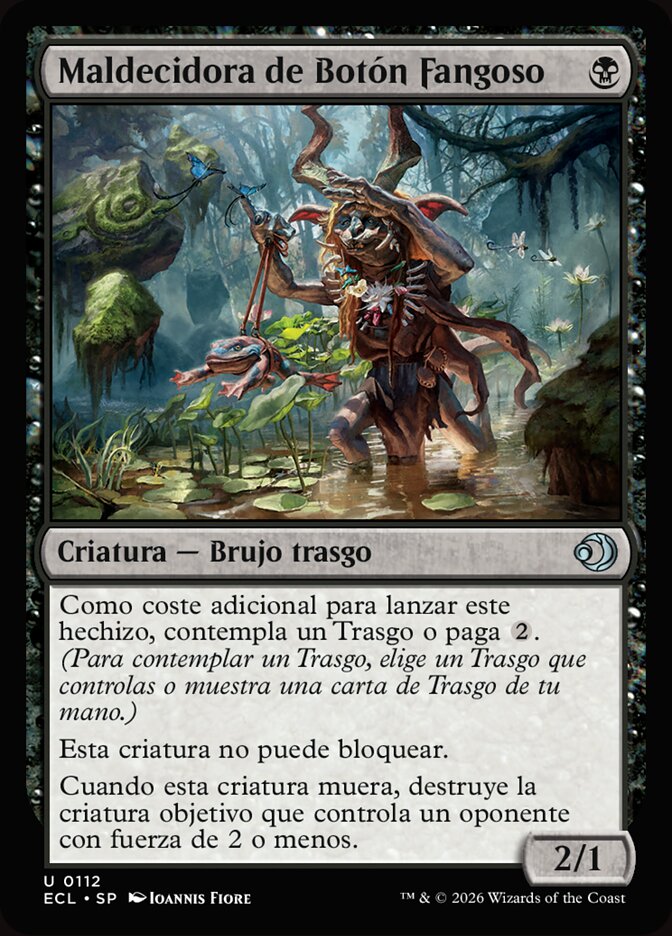 Maldecidora de Botón Fangoso