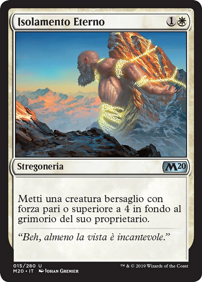 Isolamento Eterno