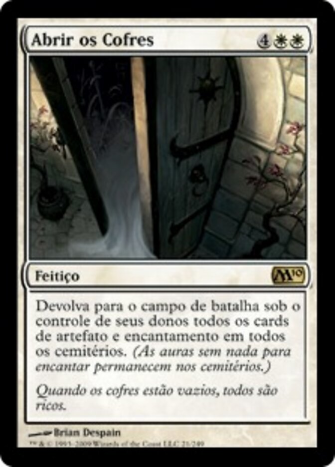 Abrir os Cofres
