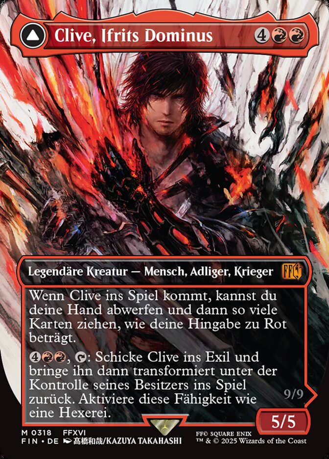 Clive, Ifrit's Dominant // Ifrit, Warden of Inferno