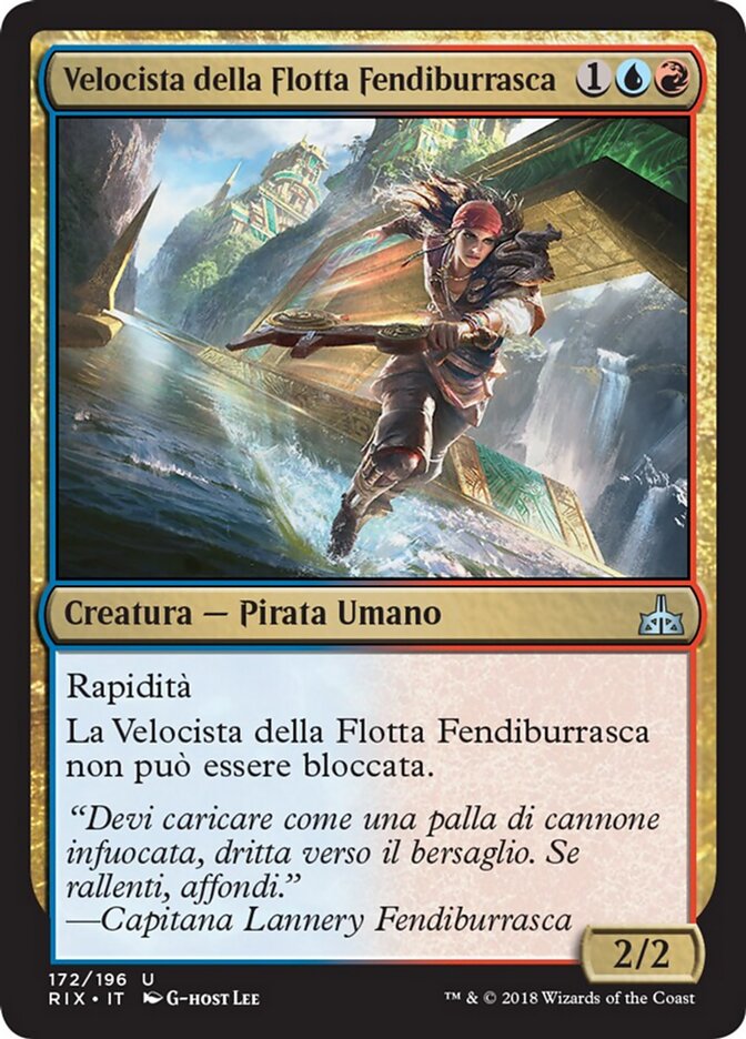 Velocista della Flotta Fendiburrasca