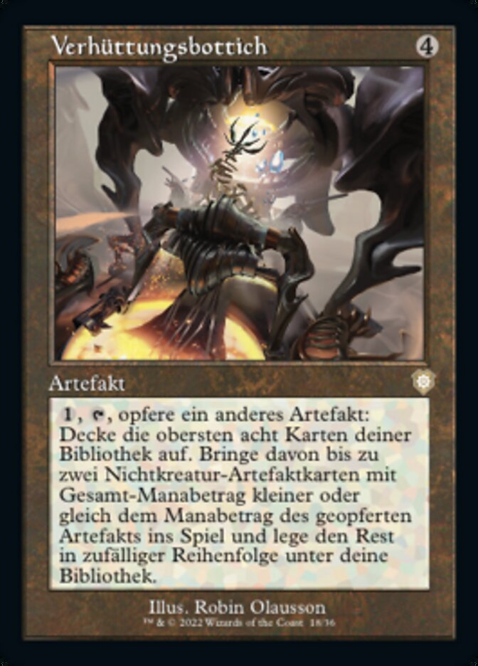 Verhüttungsbottich