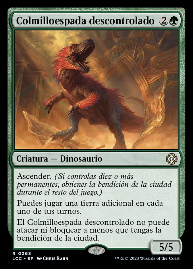 Colmilloespada descontrolado