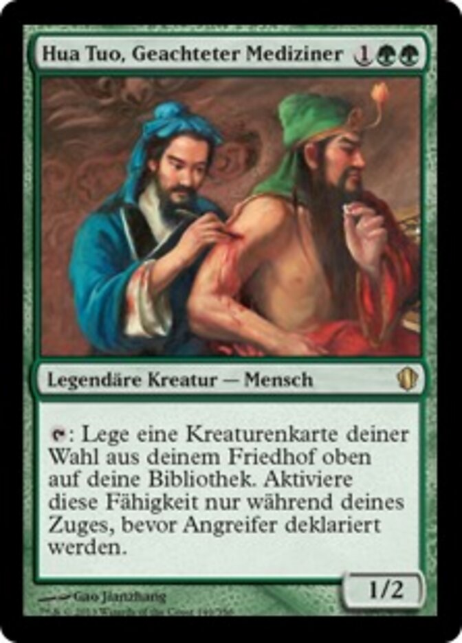 Hua Tuo, Geachteter Mediziner