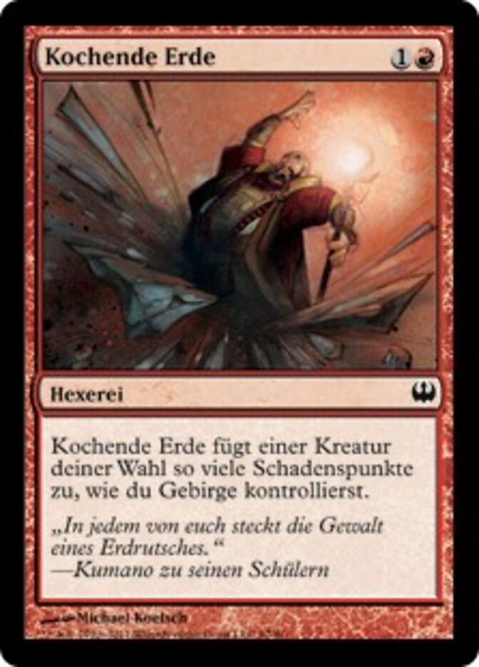 Kochende Erde