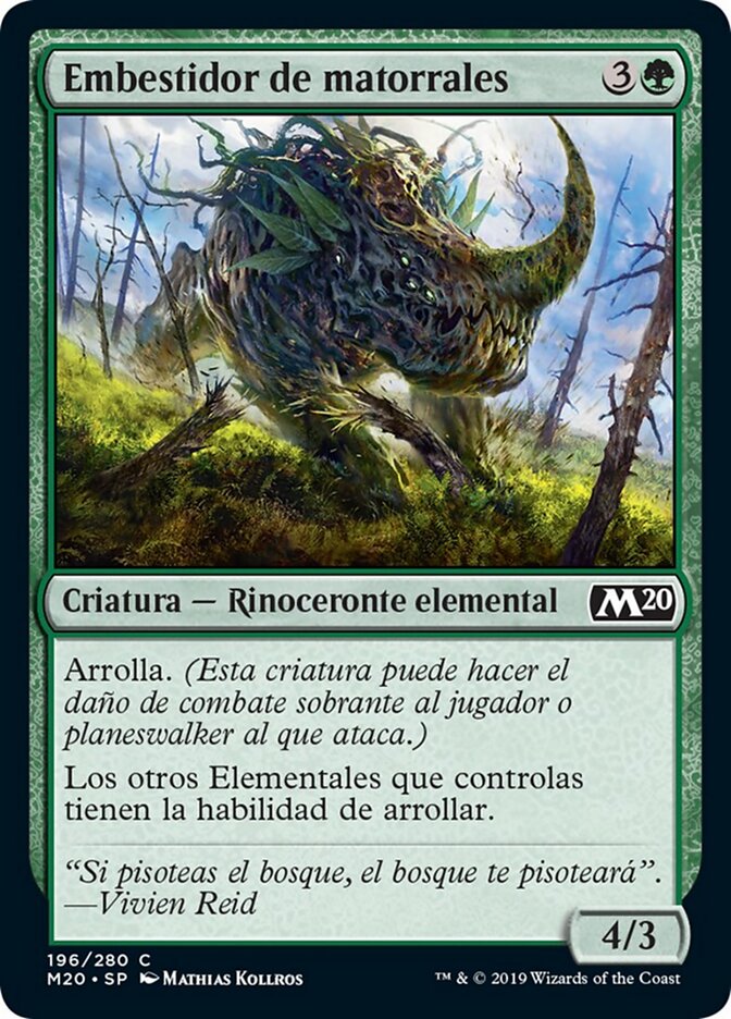 Embestidor de matorrales