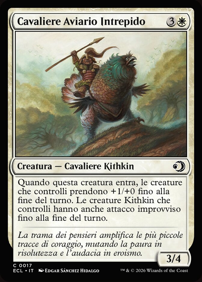 Cavaliere Aviario Intrepido