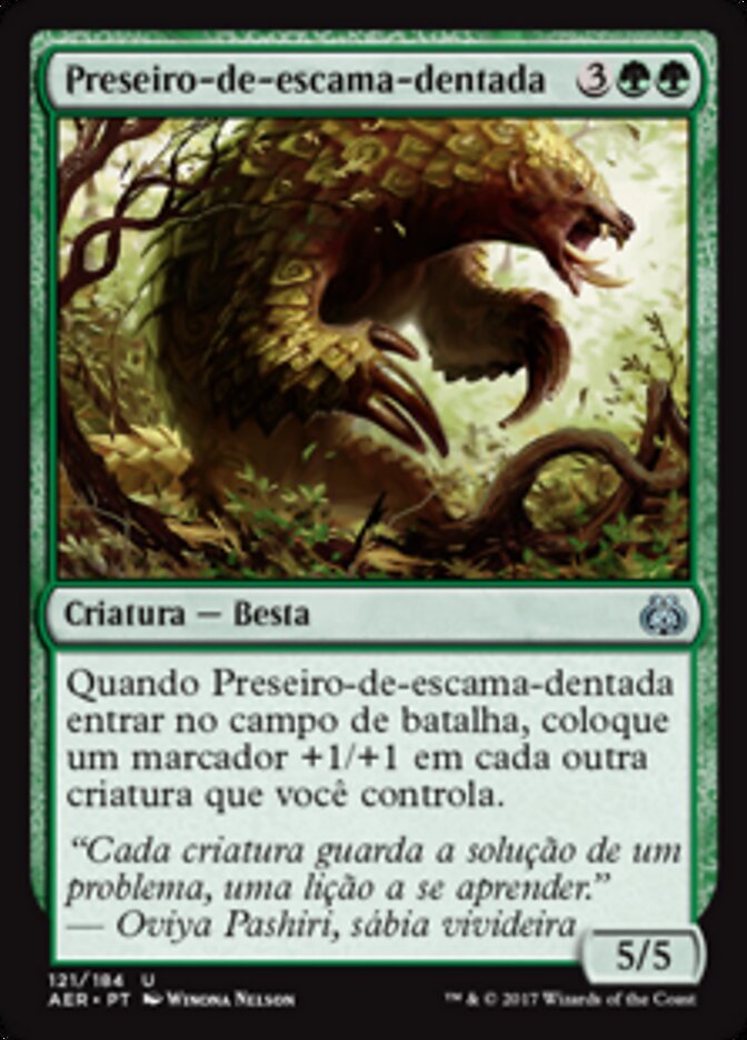 Preseiro-de-escama-dentada