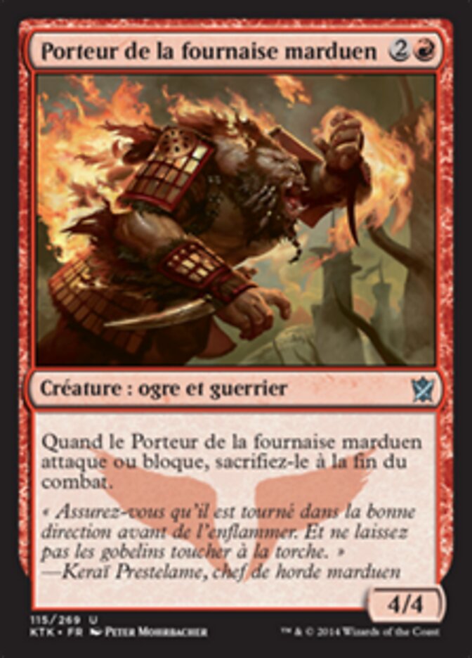 Porteur de la fournaise marduen