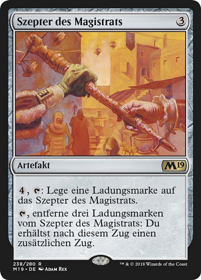 Szepter des Magistrats