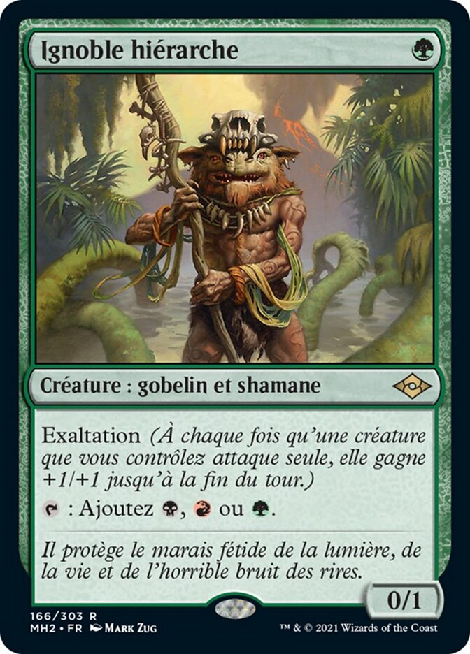 Ignoble hiérarche