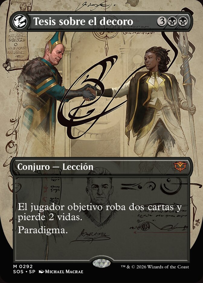 Tesis sobre el decoro