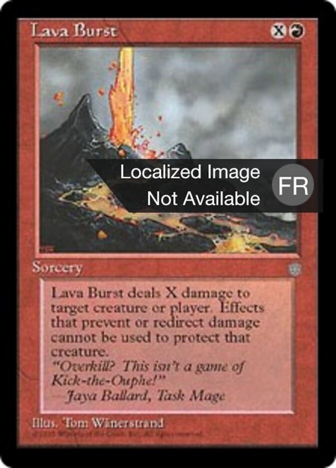 Explosion de lave