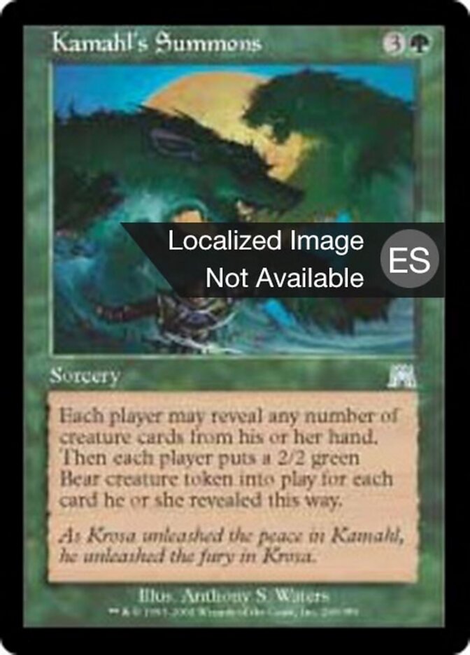 Invocación de Kamahl