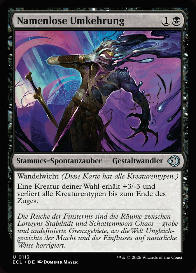 Namenlose Umkehrung