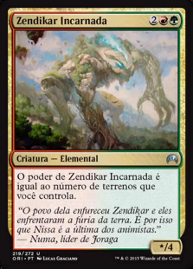 Zendikar Incarnada