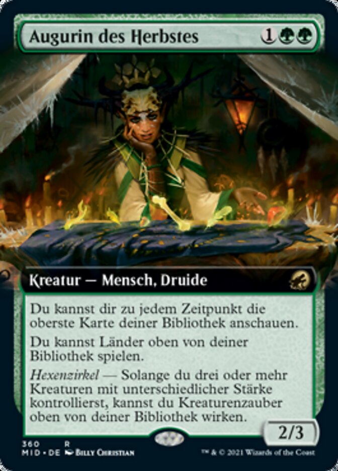 Augurin des Herbstes