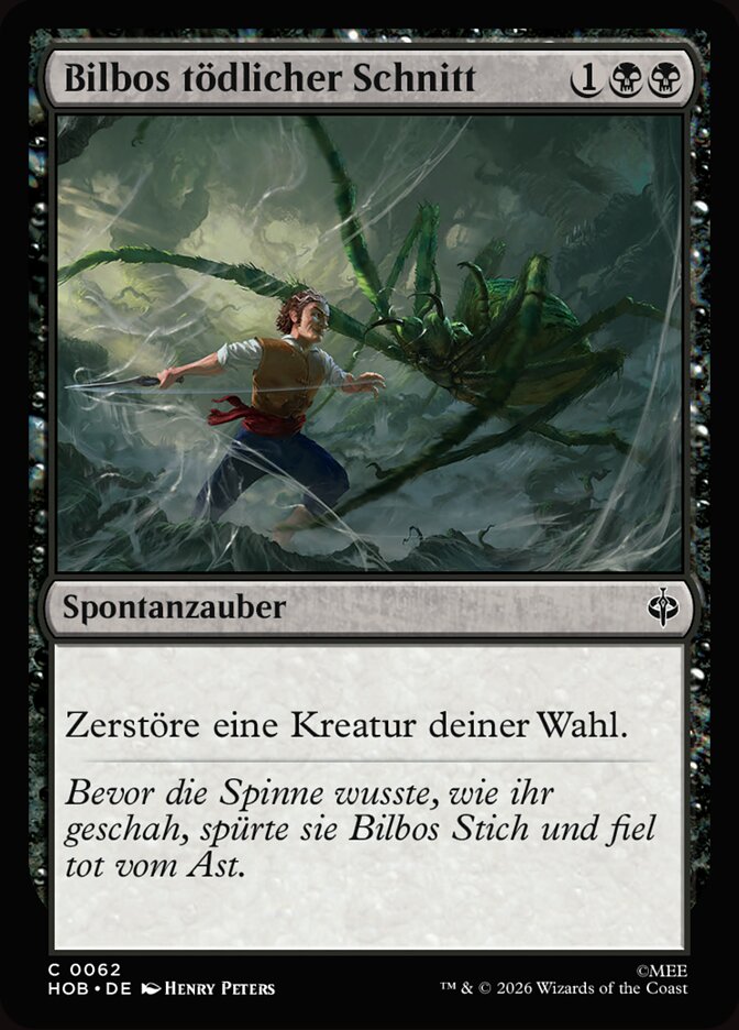 Bilbos tödlicher Schnitt