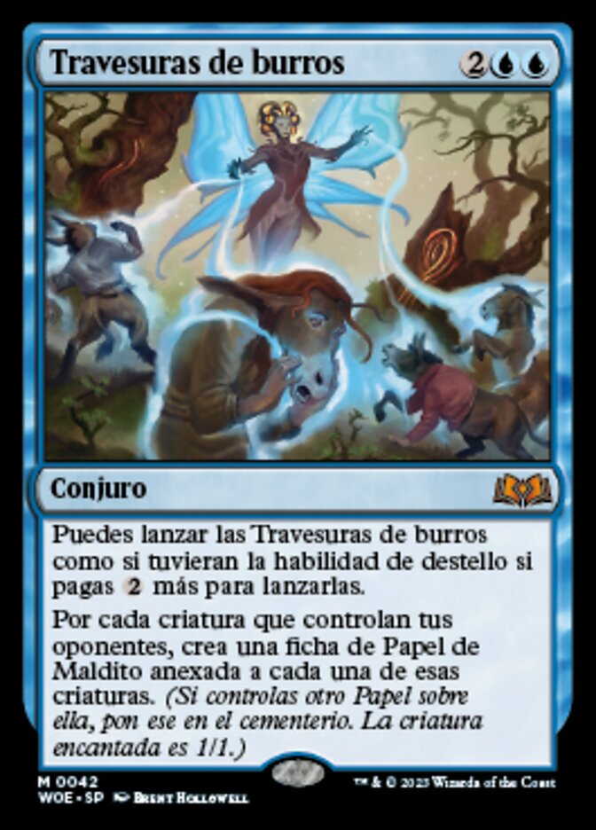 Travesuras de burros