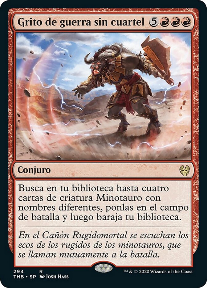 Grito de guerra sin cuartel