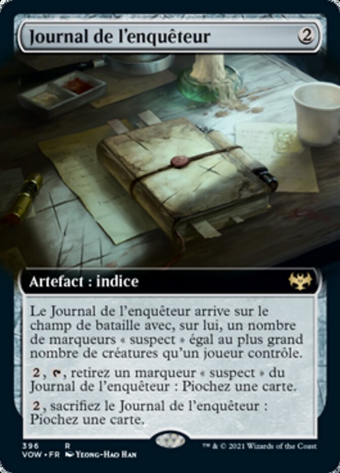 Journal de l'enquêteur