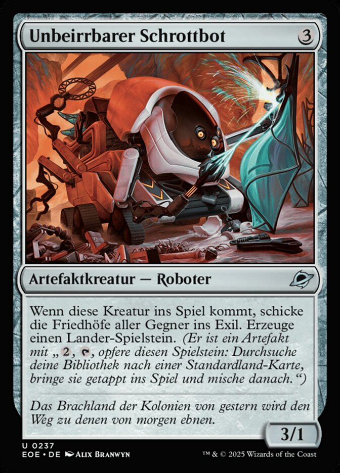 Unbeirrbarer Schrottbot