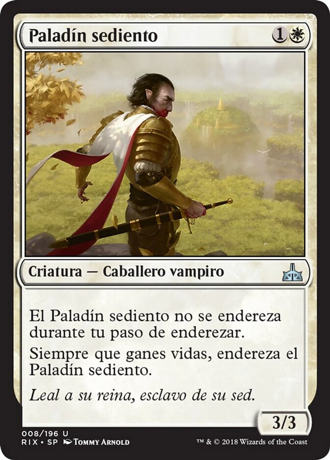 Paladín sediento