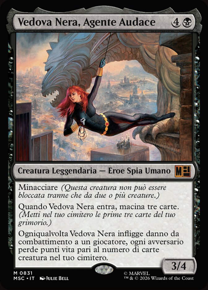 Vedova Nera, Agente Audace