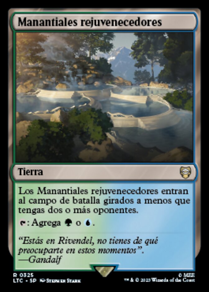 Manantiales rejuvenecedores