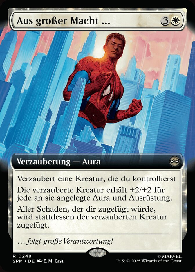 Aus großer Macht ...