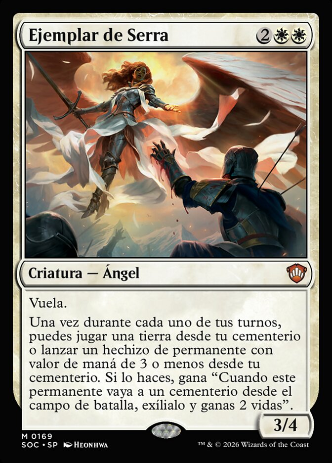 Ejemplar de Serra
