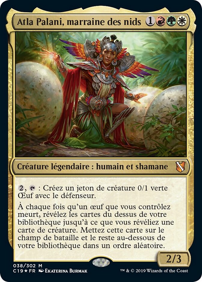 Atla Palani, marraine des nids