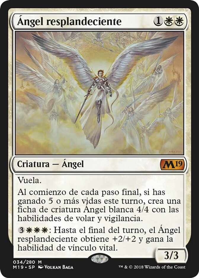 Ángel resplandeciente