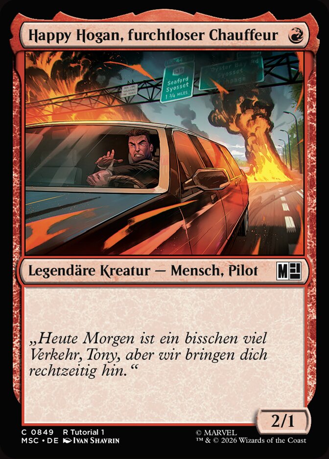 Happy Hogan, furchtloser Chauffeur