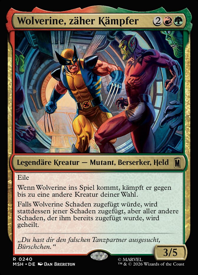 Wolverine, zäher Kämpfer