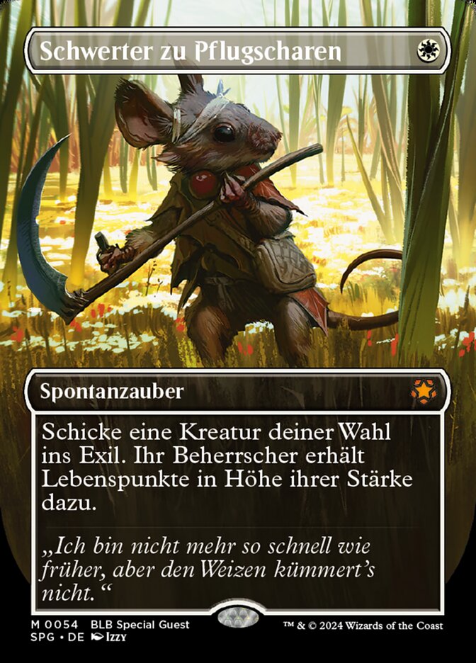 Schwerter zu Pflugscharen