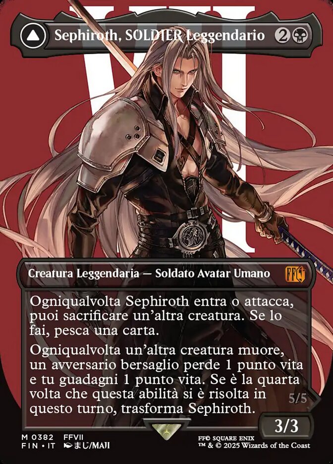 Sephiroth, Fabled SOLDIER // Sephiroth, One-Winged Angel