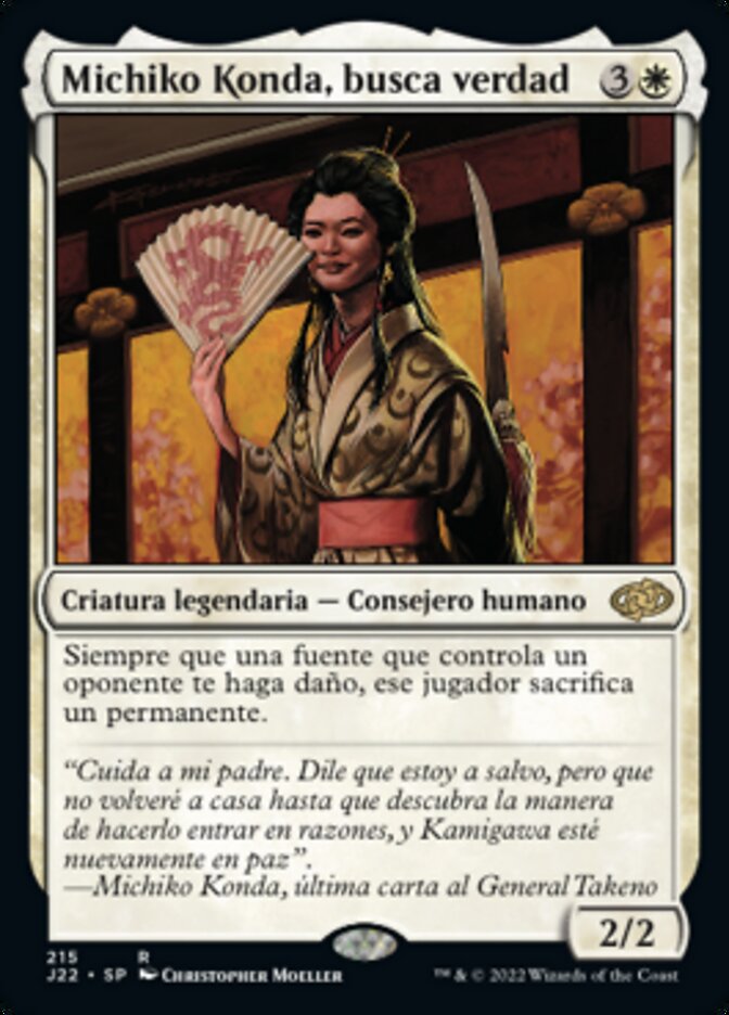Michiko Konda, busca verdad