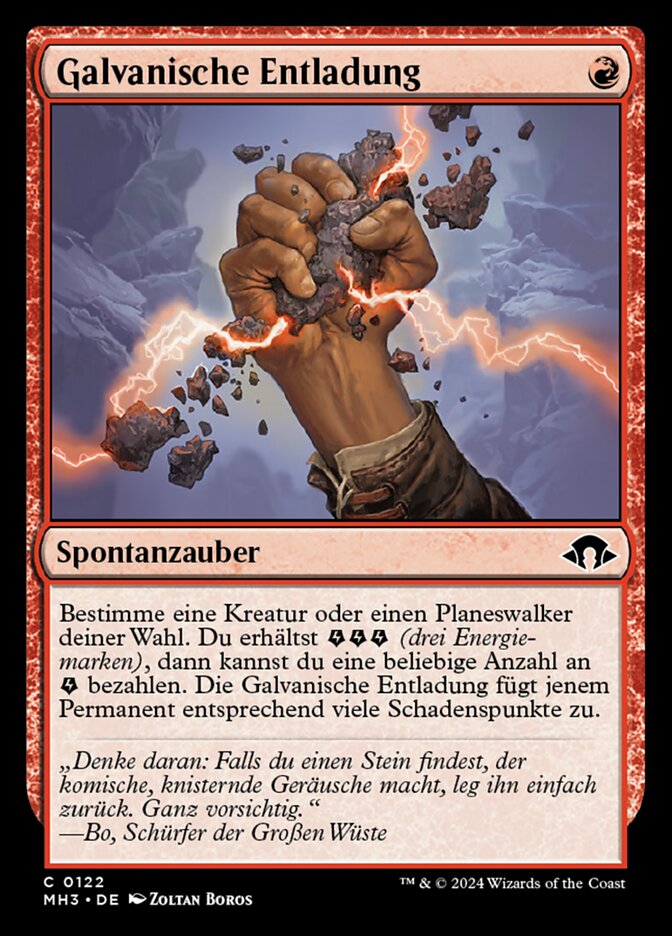 Galvanische Entladung