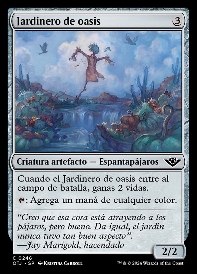 Jardinero de oasis