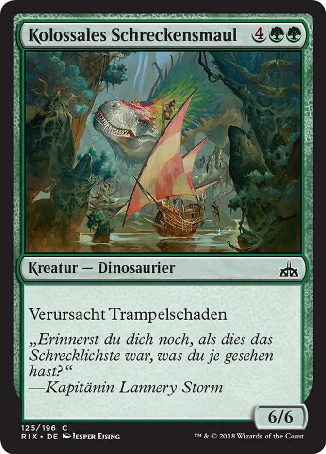 Kolossales Schreckensmaul