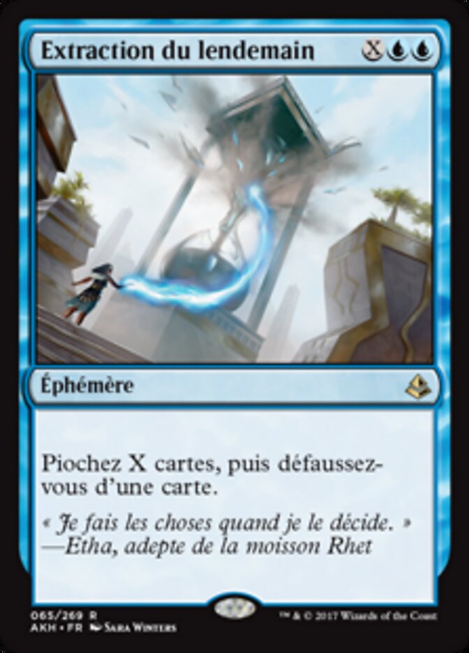Extraction du lendemain