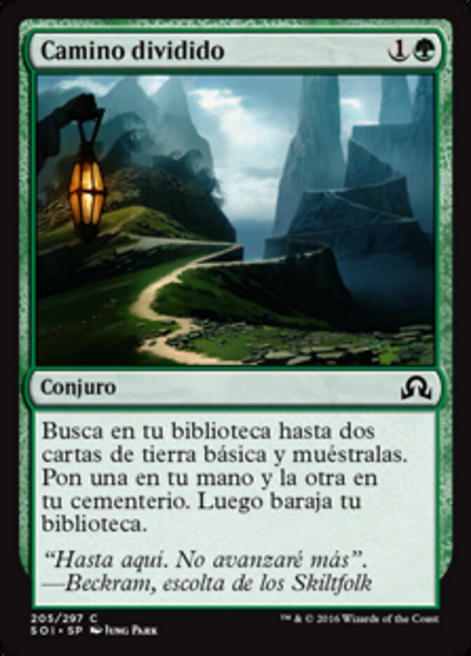 Camino dividido