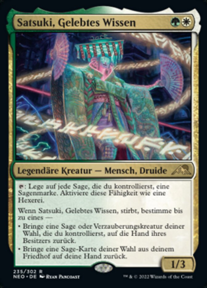 Satsuki, Gelebtes Wissen
