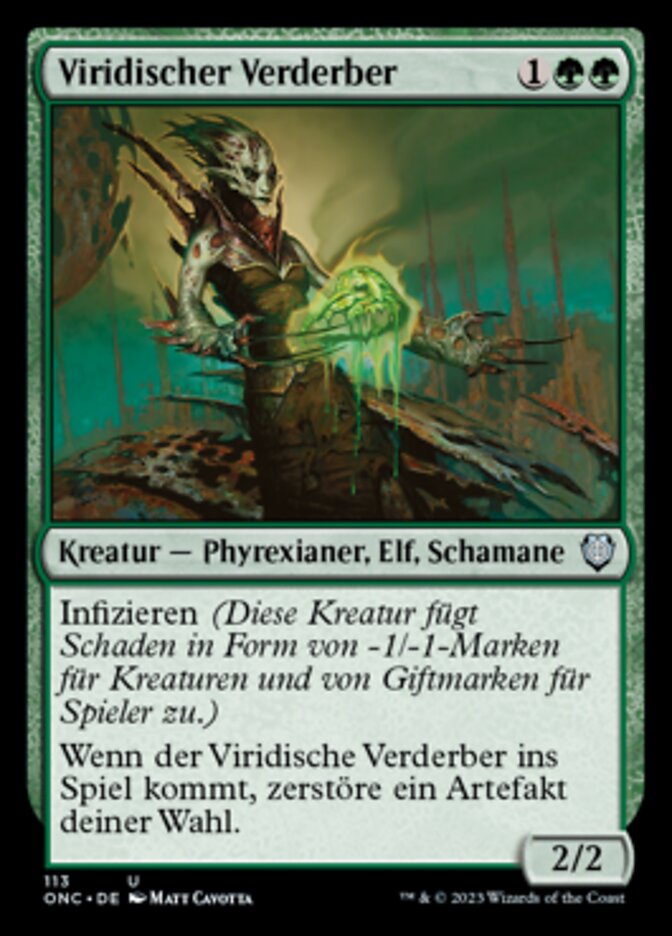 Viridischer Verderber