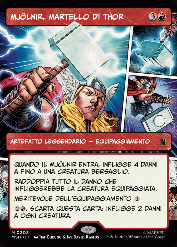 Mjölnir, Martello di Thor