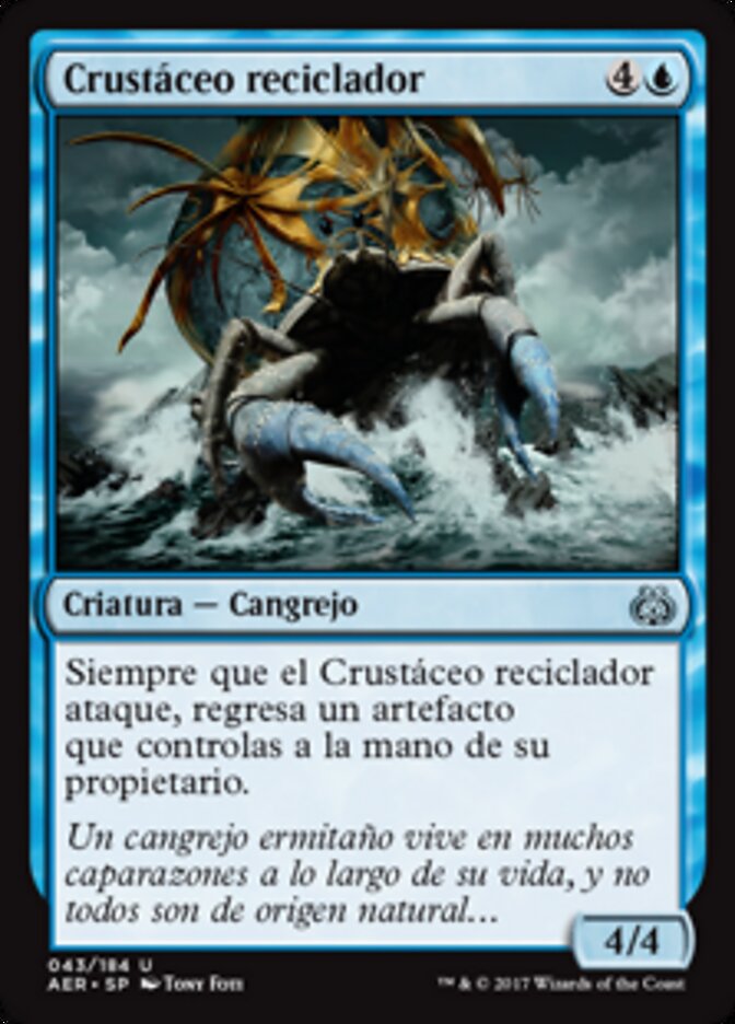 Crustáceo reciclador